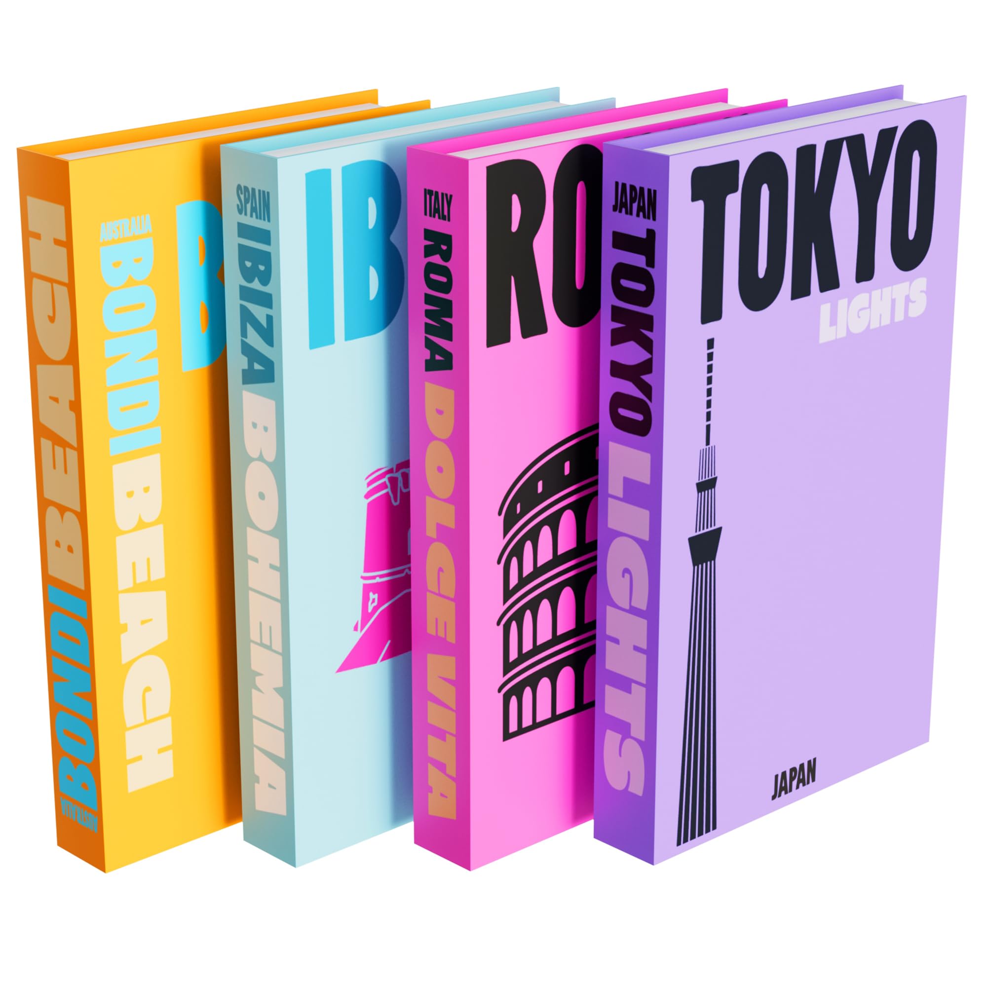 デザインブック3種類セットSet of 3 design books Amazon.com: AISLE 3 ESSENTIALS Decorative Storage Books Set of 4